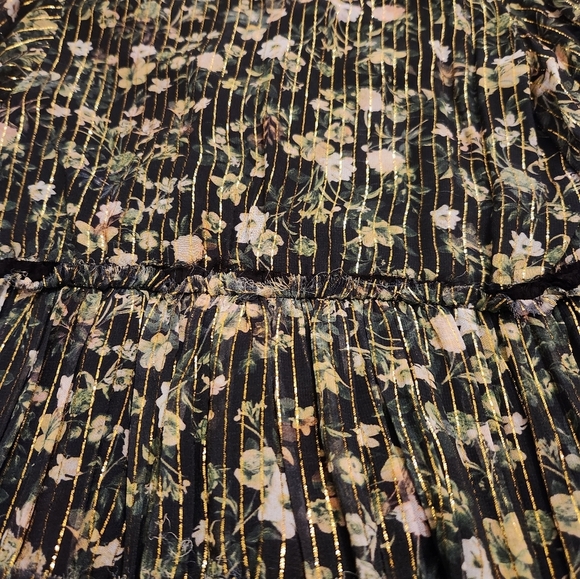 ROCOCO SAND X Revolve Flora Hi-Lo Maxi Dress in Green Floral Print - Picture 7 of 11